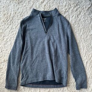 RHONE Dark Gray Commuter Zip Up Sweater